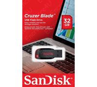 Clé USB SanDisk 32 Go Modèle Cruzer BLADE - Disponible aussi en 8 16 64 Gb Giga