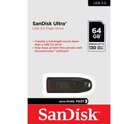 Sandisk Ultra lecteur USB flash 64 Go USB Type-A 3.2 Gen 1 (3.1 Gen 1) Noir ( SDCZ48-064G-U46 )