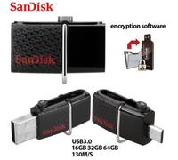 Clé USB - SanDisk - Ultra Dual USB 3.0 - 64 Go - 130 MB/s - Compatible Android OTG