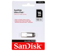 Clé USB Sandisk Ultra Flair 16GB 32GB 64GB 128GB 256GB 512GB USB 3.0 Argent