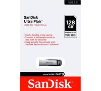 Clé USB Sandisk Ultra Flair 16GB 32GB 64GB 128GB 256GB 512GB USB 3.0 Argent