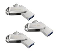 Clé USB - SanDisk - Ultra Luxe - 32 Go - USB 3.1 - Type-C et Type-A