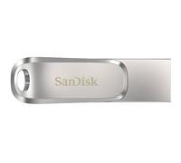 Clé USB - SANDISK - Ultra Luxe - 512 Go - USB Type-C et Type-A - Métallique 2-en-1