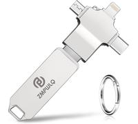 Clé Usb Sauvegarde Automatique 256 Go ¿ Photo Stick 4 En 1 Pour Iphone,Ipad,Android,Pc ¿ Usb Lightning/Type-C/Usb-C/Usb 3.0 ¿ Mémoire Externe Pour Photos,Vidéos,Fichiers