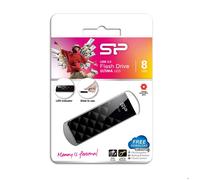 Clé USB - SILICON POWER - Ultima U03 - 8 Go - USB 2.0 - Noir