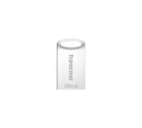 Clé USB Transcend JetFlash 710S 256 Go USB Type-A 3.2 Gen 1 Boîtier Métal Argent 22.4x12.2x6mm Résistante Poussière/Chocs/Éclaboussures