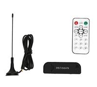 Clé USB TV RTL2832U, récepteur FM numérique DVB-T avec Enregistrement et Lecture différée, Compatible avec Ordinateur Portable et Ordinateur Portable (USB 2.0, Noir, 1 unité)