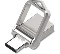 Cle Usb Type C 128 Go Clé Usb 3.0 128Gb 2 En 1 Clef Memory Stick Otg Flash Drive 128 Giga 3.1 U Disque Porte Clé Haute Vitesse Imperméable Double Pour Macbook Samsung S8/S9 Huawei P9/P10/P20