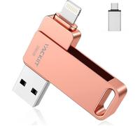 Clé USB - Vackiit - 256 Go - Certifiée Apple - USB 3.0 Lightning/USB-C - Lecture 80 Mo/s