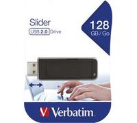 VERBATIM USB Slider 128Go - Noir