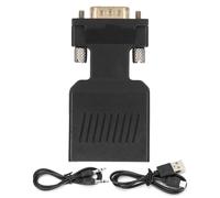 Clé USB WiFi double bande avec adaptateur HDMI/VGA, connecteur plaqué or haute résolution pour ordinateurs portables, format mini, Plug and Play,