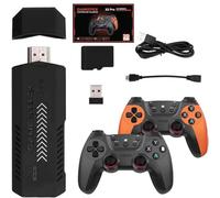 Clé USB X2 Ultra Retro, 256 Go, 58000 Jeux Classiques, Sortie HDMI 4K, Plug & Play, Double Manette sans Fil for Jeux TV(256G)