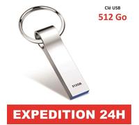 Clé USB - ZISONIX - 512 Go - Étanche - USB 3.0 - Métal