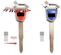 Clé Vierge De Moto Pour Honda,Aimant Antivol,Lame Non Coupée,Noir Et Rouge,Html,Pcx 125,Wh110,Scr100,150,Lead125,Airblade 125 - Type Red And Blut Right