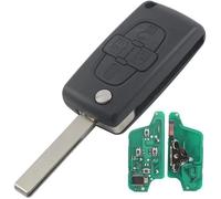 clé vierge télécommande pour Citroen C8 Peugeot 807 1007 ID46 433 Mhz 4 boutons