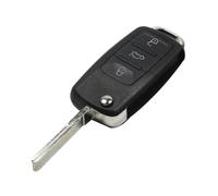 Clé Voiture Coque de clé télécommande Pliable à 3 Boutons, pour, pour Jetta, pour Golf, pour Passat, Coccinelle, Seat, Polo B5 Coque Clé À Distance(Old Style with)