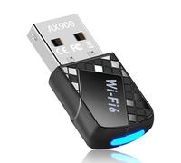 Clé WiFi 6 USB PC, Ax900 Cle WiFi pour PC, Adaptateur USB WiFi Double Bande 5ghz 600mbps + 2.4ghz 286mbps, Mini Dongle Compatible avec Windows 11/10/7