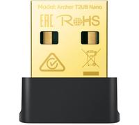 Clé Wifi Ac600 Mbps Archer T2Ub Nano, Bluetooth 4.2, Adaptateur Usb Wifi, Dongle Wifi, 2,4 Ghz 200 Mbps, 5 Ghz 433 Mbps, Wpa3, Windows 11/10/8.1/8/7[Z4305]