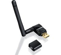 Clé wifi CSL 300 Mbit/s avec antenne amovible 802.11n/b/g / prise SMA / longue portée