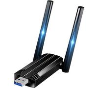 Clé WiFi Puissante AC1300 Mbps, Cle WiFi USB 3.0 Double Bande, 2.4G/5.8GHz Adaptateurs USB Clé WiFi pour PC/Laptop/Desktop/Tablet, Compatible avec Windows 11/10/8/7/Vista/XP, Mac OS 10.9-10.15