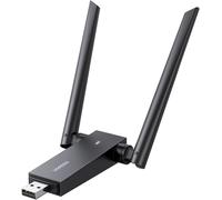 Clé WiFi Puissante AC1300Mbps Adaptateur USB WiFi Double Bande 5GHz 2.4G Dongle WiFi Double Antenne à Gain Élevé Compatible avec Windows 11 10 8.1 8 7