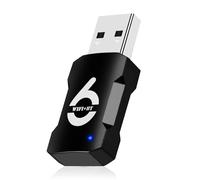 Clé WiFi Puissante AC900 Mbps Adaptateur Bluetooth 5.3 Cle Bluetooth Dongle WiFi Transmetteur Bluetooth Dongle Bluetooth WiFi6 Adaptateur WiFi Double Bande 2.4G / 5GHz,MU-MIMO Compatible avec Win11/10