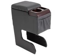 CLEADONG Accoudoir central universel pour voiture - Avec compartiment de rangement - Noir - De qualité supérieure