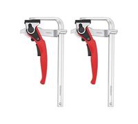 CLEADONG Lot de 2 pinces à cliquet, virole à blocage rapide avec envergure de 160 mm et 60 mm de profondeur, virole à une main pour rail de guidage, coupe, fixation précise