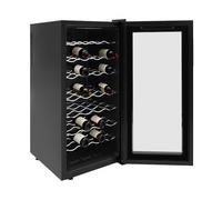 CLEADONG Petit réfrigérateur à vin pour 32 bouteilles, 12-18 °C