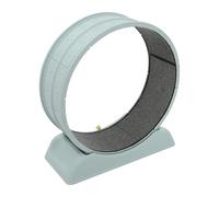 CLEADONG Roue d'exercice pour chat en bois - Appareil d'entraînement pour chat - Planche à gratter - Roue pour chat - Roue pour chat - Pour un mouvement sain et une détente - Gris
