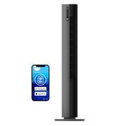 Clean Air Optima CA-407G Smart - Ventilateur tour de luxe - Débit d'air jusqu'à 500m³/h - Oscillation 90º - Filtre anti-poussière pour un air pur et frais - Commande smartphone