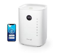 Clean Air Optima CA-604 Smart Top Filling - 3 en 1:Humidifcateur, purificateur d'air et aromathérapie! - Capacité min.120 ml/h - max.400 ml/h! - Idéal pour les pièces jusqu'à 55m²/140m³ (White)