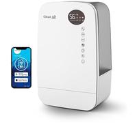 Clean Air Optima - Humidificateur d’air ultrason + ioniseur CA-607W - Convient aux pièces petites et grandes jusqu'à 65m² / 160m³ - Capacité d'humidification max. 480 ml/h