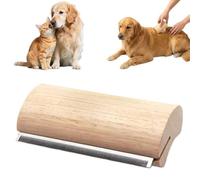 Clean Brosse Poil Chien & Cheval - Brosse Mue Cheval, Brosses Douce Anti-Poil Mort, Accessoire Toilettage Animal - Élimine les Poils Efficacement (Long)