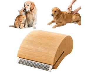 Clean Brosse Poil Chien & Cheval - Brosse Mue Cheval, Brosses Douce Anti-Poil Mort, Accessoire Toilettage Animal - Élimine les Poils Efficacement (Court)