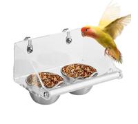 Clean Easily: The Bird Food Bowl Features a Detachable Design That Allows