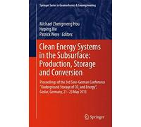 Clean Energy Systems In The Subsurface: Production, Storage And Conversion
