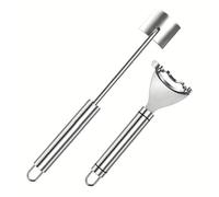 Clean Éplucheur de maïs idéal pour la cuisine et la maison avec taille facile et propre 26 x 4 cm fabriqué en acier inoxydable adapté pour les opérations quotidiennes avec simple (001)