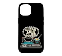 Clean Link Club Vélo Entretien de Chaîne Atelier Coque pour iPhone 15