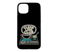 Clean Link Club Vélo Entretien de Chaîne Atelier Coque pour iPhone 15 Plus