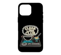 Clean Link Club Vélo Entretien de Chaîne Atelier Coque pour iPhone 16 Pro Max