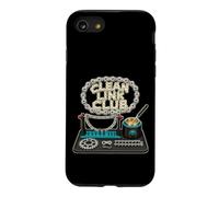 Clean Link Club Vélo Entretien de Chaîne Atelier Coque pour iPhone SE (2020) / 7/8