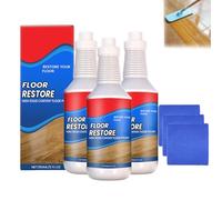 Clean-Llx Floor Restorer Shine & Protect Instantly, Floor Restore Eez, Flooring Shine Agent, Quick Floors Refresh for Dull & Worn Surfaces, Easy for Wood, Tile and Laminate (3pcs)