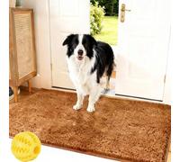 Clean’Pattes - Absorbe la saleté avant qu’elle, Tapis Pattes Chien Absorbant, Tapis de Sol Antidérapant Lavable en Machine pour Chien, Entrée, Porte et Couloir, Fini les traces de boue (I,60 x 90 cm)