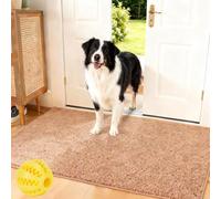 Clean’Pattes - Absorbe la saleté avant qu’elle, Tapis Pattes Chien Absorbant, Tapis de Sol Antidérapant Lavable en Machine pour Chien, Entrée, Porte et Couloir, Fini les traces de boue (C,60 x 90 cm)