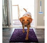 Clean Pattes Tapis, Tapis Absorbant Chien, Épais Et Dense Paillasson Interieur Entree, En Microfibre Douce Ultra-Absorbante, Antidérapant Et Lavable En Machine, Avec Tous Les Sols (A,50*80cm)