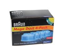 Braun Clean&Renew CCR4 - Kit de cartouches de nettoyage - pour rasoir (pack de 4) - pour Braun Series 7 790CC, 790cc BOSS Edition, 790CC Porsche Motorsport edition