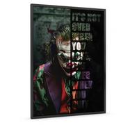 CLEAN SPORTS Joker Mindset Poster - Its Not Over - Image de motivation pour la concentration, le succès et la discipline au bureau ou à la salle de gym à domicile | Sans cadre (DinA1)