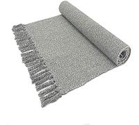 Cleana Arts Tapis de Sol en Coton Tissé à la Main avec Tapis Réversible 45 cm x 70 cm