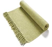 Cleana Arts Tapis de Sol en Coton Tissé à la Main avec Tapis Réversible 60 cm x 180 cm